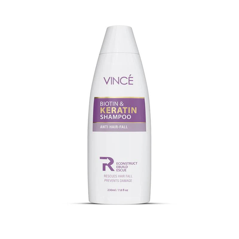 Vincé Biotin & Keratin Shampoo 230mL