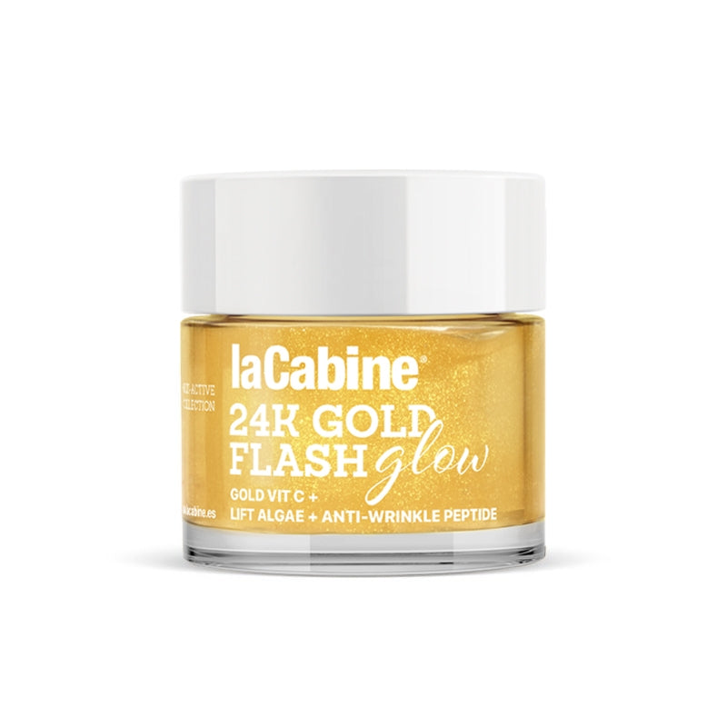 LaCabine 24K Gold Flash Glow Serum Cream Set