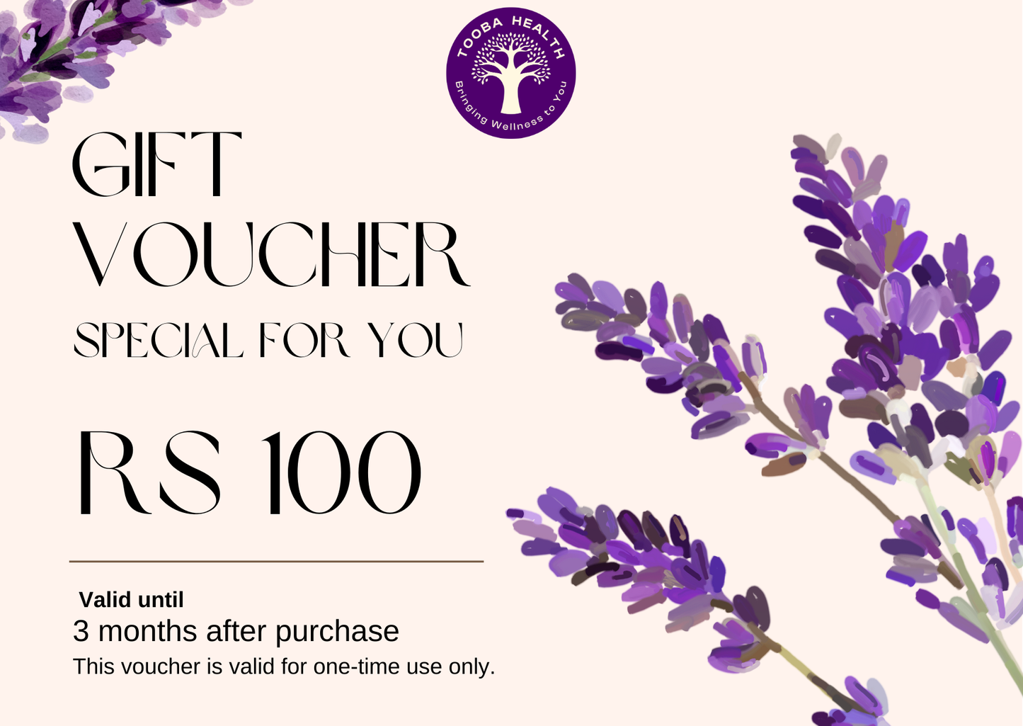 A Special Gift for You - Tooba Health Voucher