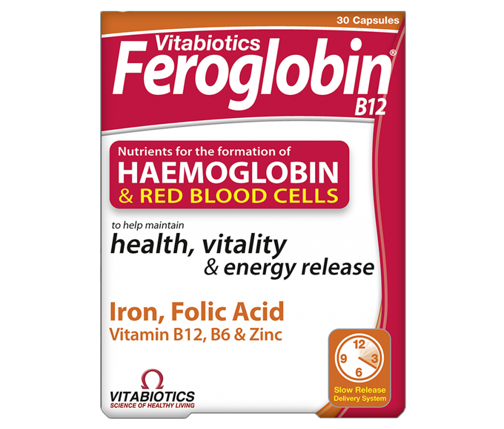 Vitabiotics Feroglobine x30 gélules