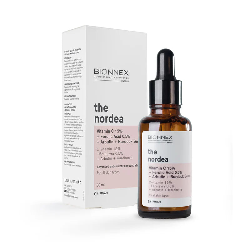 Bionnex Nordea Vitamine C + Acide Felurique + Sérum de Bardane 30mL