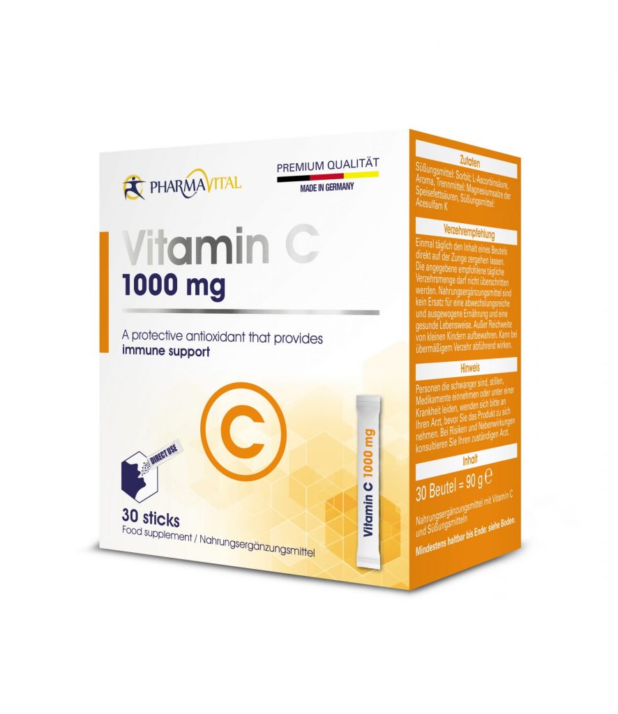 Pharmavital Vitamin C 1000mg Sticks x30