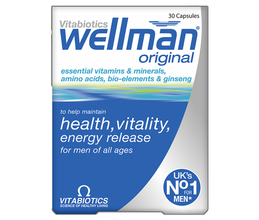 Vitabiotics Wellman x30 tablets