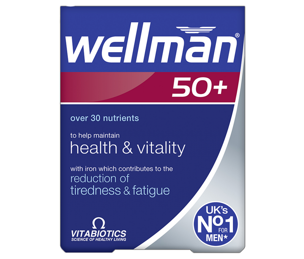 Vitabiotics Wellman 50+ x30 tablets