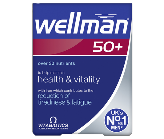 Vitabiotics Wellman 50+ x30 tablets