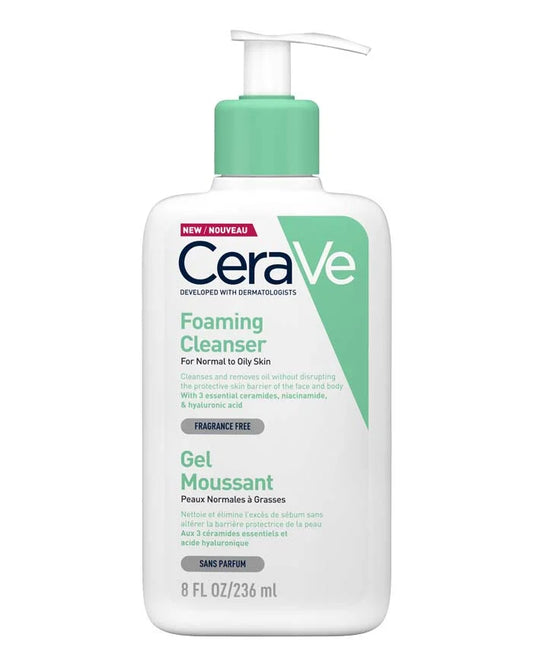 CeraVe Foaming Cleanser for Normal to Oily skin 236mL